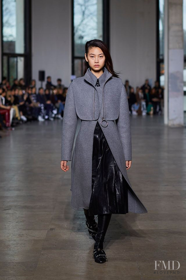 HoYeon Jung featured in  the Cedric Charlier fashion show for Autumn/Winter 2019