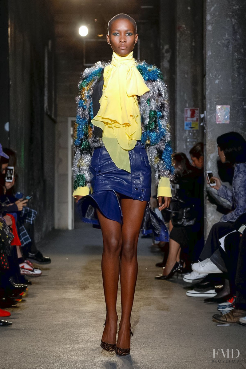 Mahany Pery featured in  the Faith Connexion fashion show for Autumn/Winter 2019