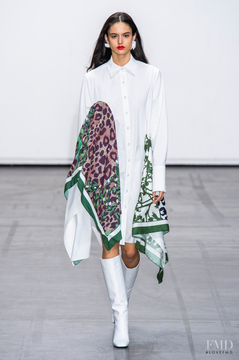 Nikki Vonsee featured in  the Masha Ma fashion show for Autumn/Winter 2019