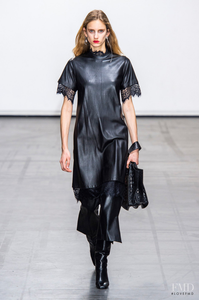 Sarah Berger featured in  the Masha Ma fashion show for Autumn/Winter 2019