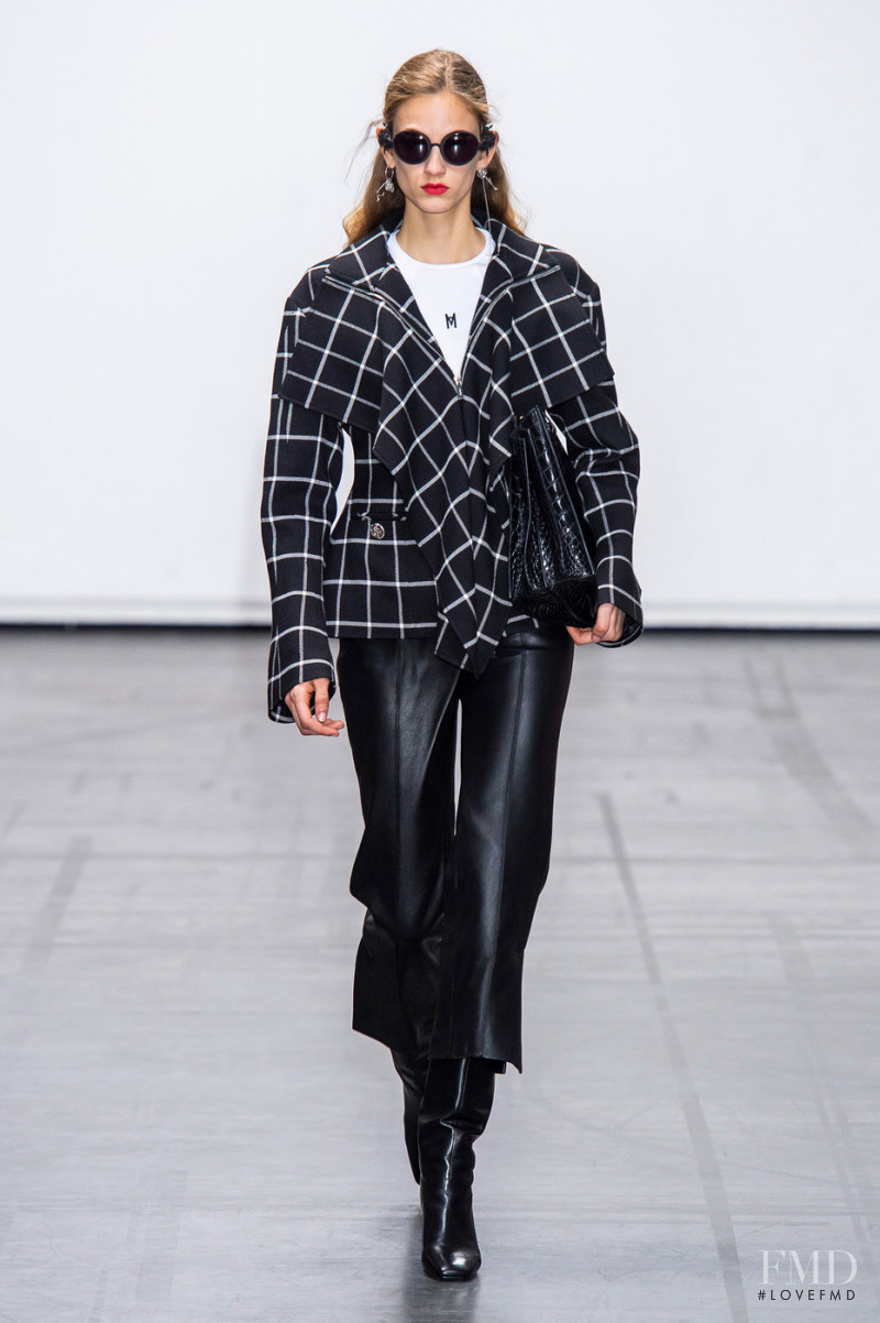 Sarah Berger featured in  the Masha Ma fashion show for Autumn/Winter 2019