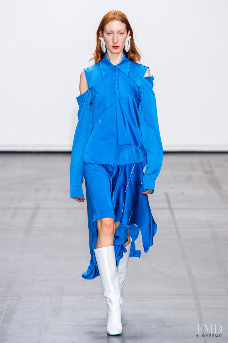 Lorna Foran featured in  the Masha Ma fashion show for Autumn/Winter 2019