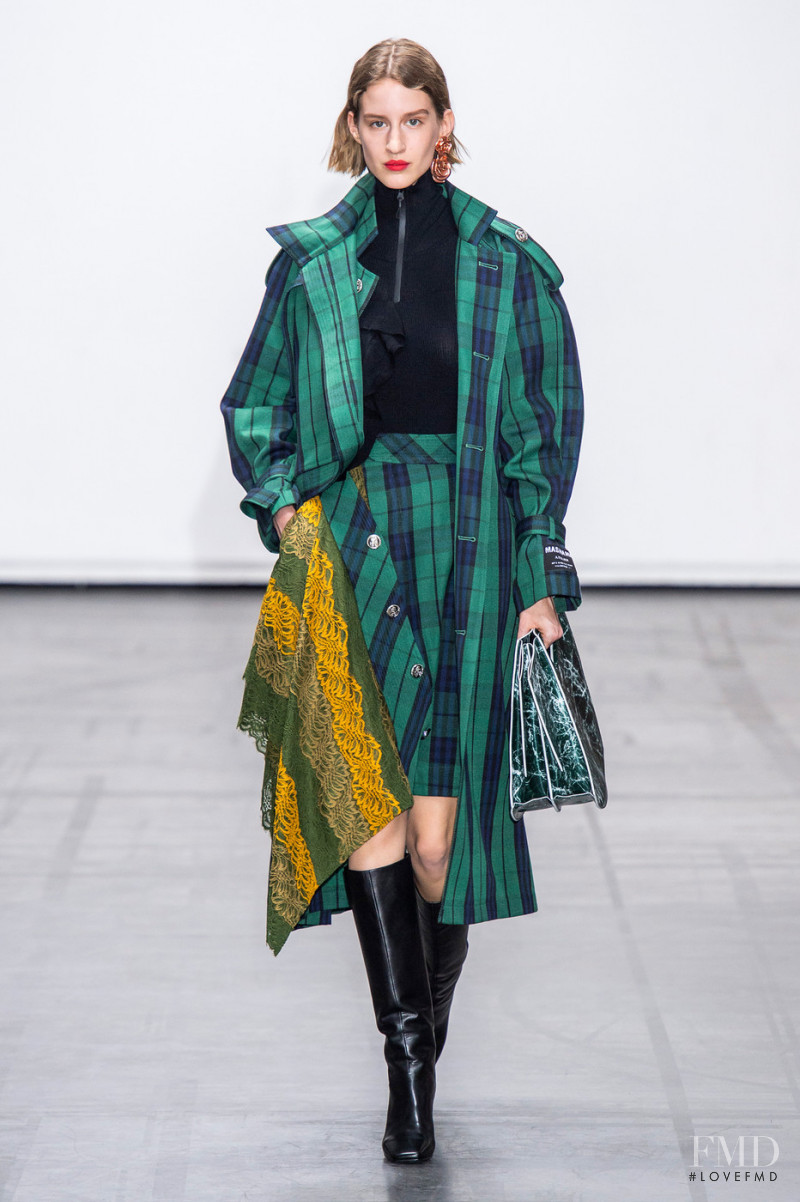 Luca Adamik featured in  the Masha Ma fashion show for Autumn/Winter 2019