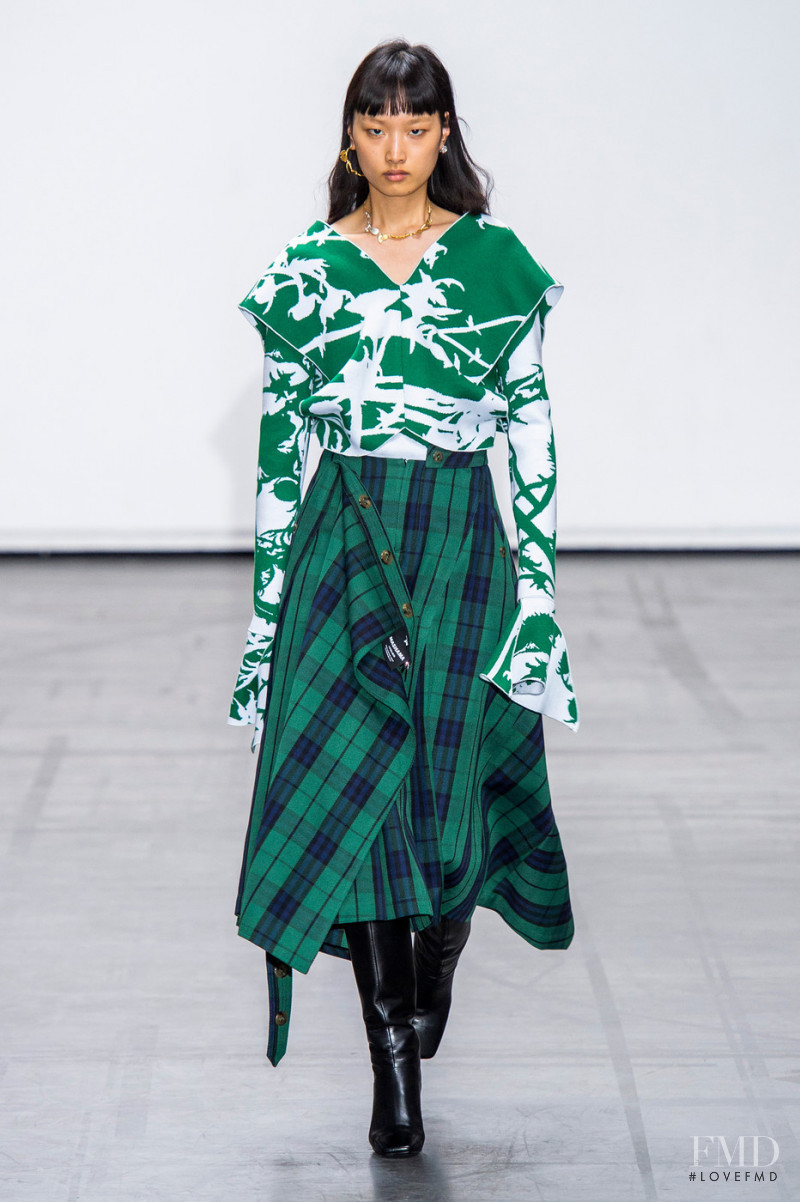 Wang Han featured in  the Masha Ma fashion show for Autumn/Winter 2019
