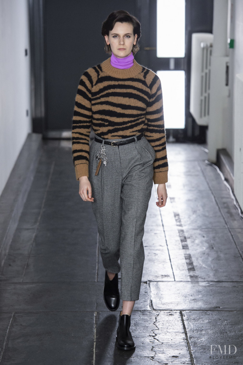 Jamily Meurer Wernke featured in  the A.P.C. fashion show for Autumn/Winter 2019