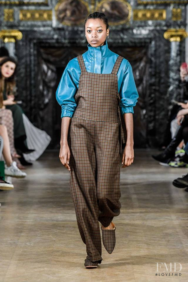 Olivia Anakwe featured in  the Nobi Talai fashion show for Autumn/Winter 2019