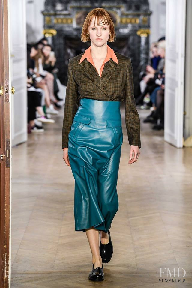 Ina Maribo Jensen featured in  the Nobi Talai fashion show for Autumn/Winter 2019