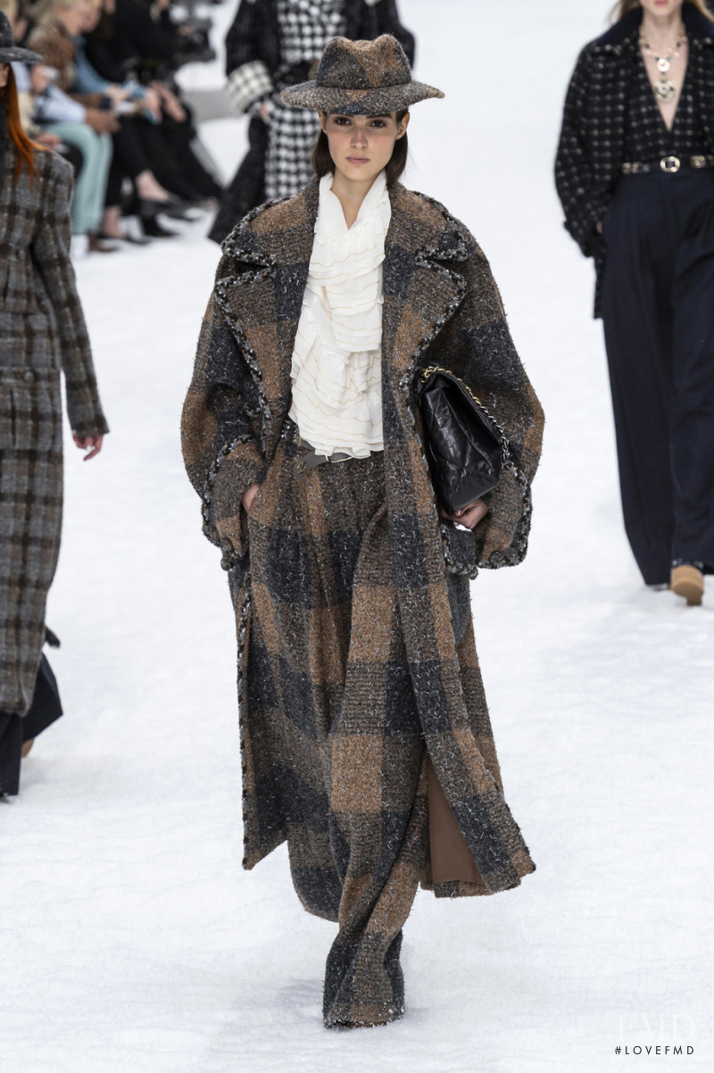 Camille Hurel featured in  the Chanel fashion show for Autumn/Winter 2019