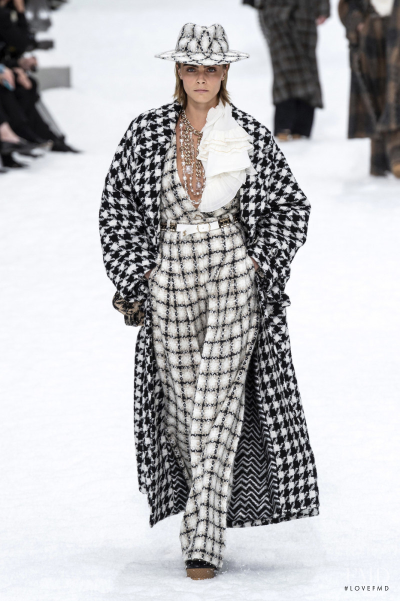 Cara Delevingne featured in  the Chanel fashion show for Autumn/Winter 2019