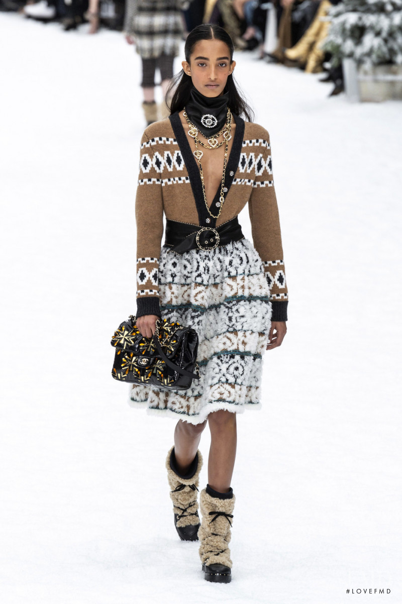 Mona Tougaard featured in  the Chanel fashion show for Autumn/Winter 2019