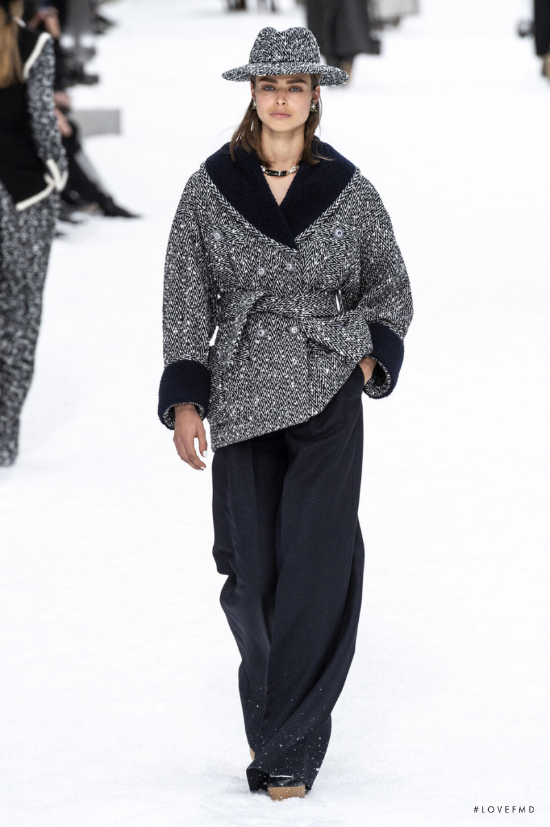 Birgit Kos featured in  the Chanel fashion show for Autumn/Winter 2019