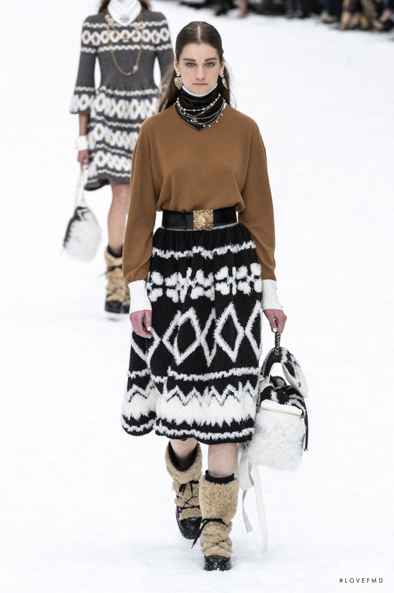 Alina Bolotina featured in  the Chanel fashion show for Autumn/Winter 2019