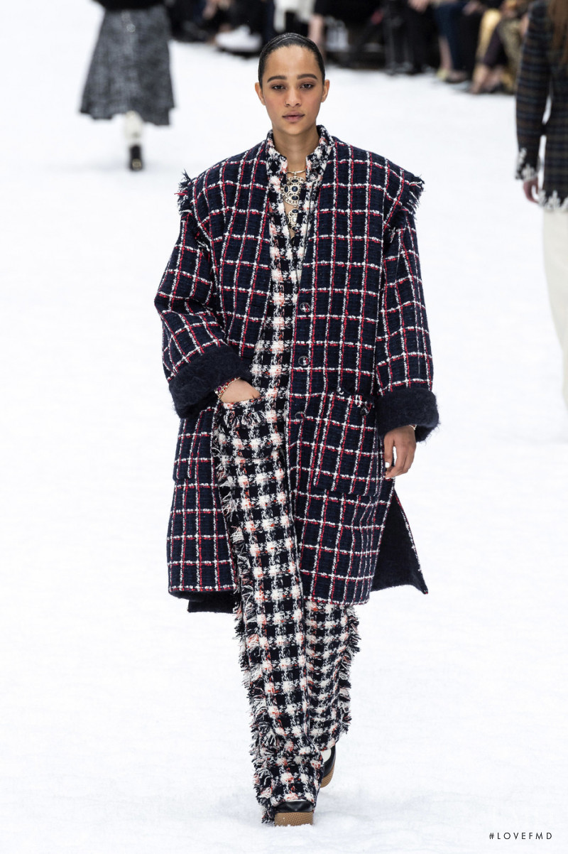 Selena Forrest featured in  the Chanel fashion show for Autumn/Winter 2019