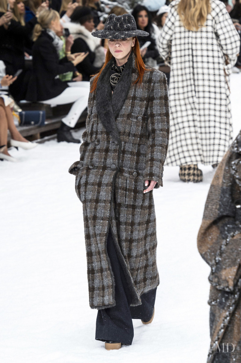 Mariacarla Boscono featured in  the Chanel fashion show for Autumn/Winter 2019