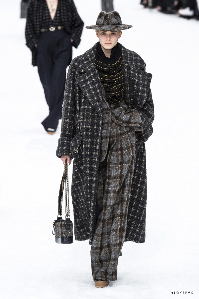 Maike Inga featured in  the Chanel fashion show for Autumn/Winter 2019