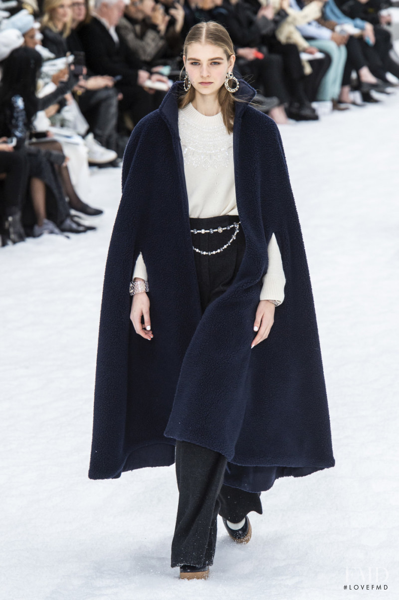Deirdre Firinne featured in  the Chanel fashion show for Autumn/Winter 2019