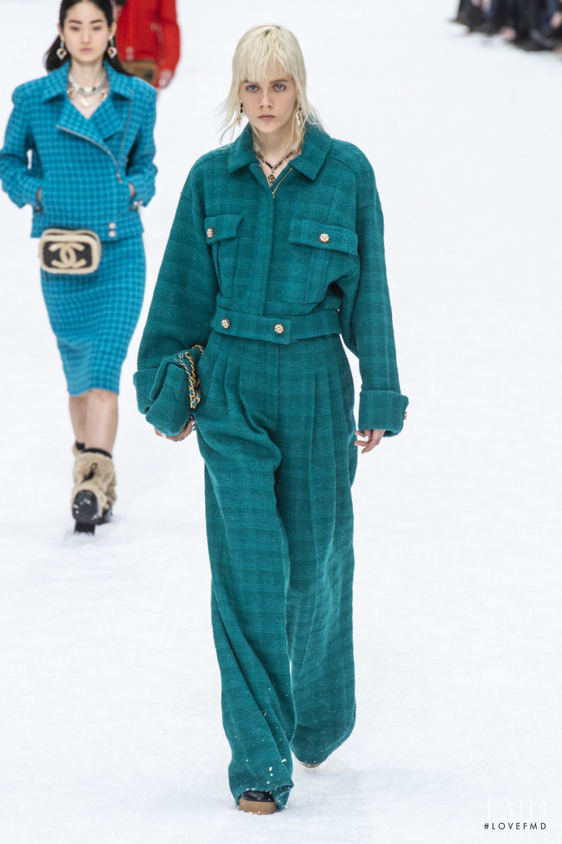 Marjan Jonkman featured in  the Chanel fashion show for Autumn/Winter 2019