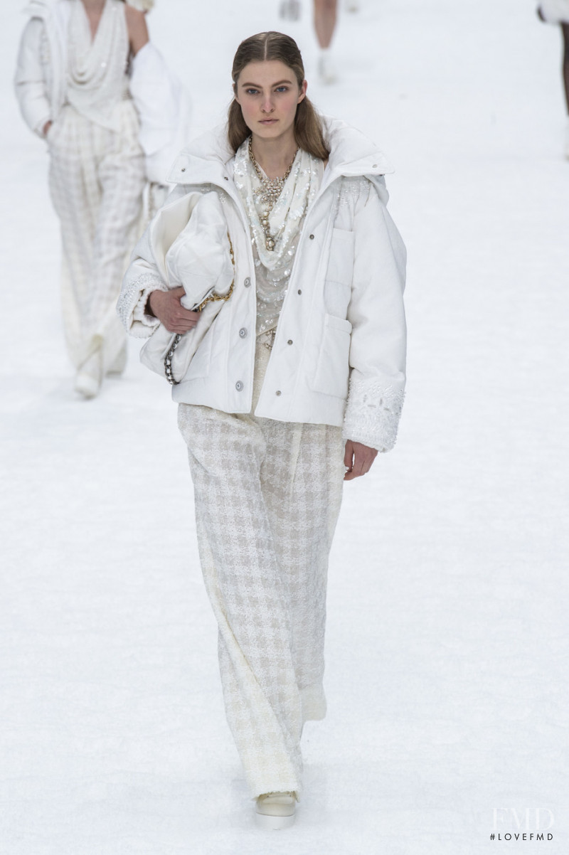Felice Noordhoff featured in  the Chanel fashion show for Autumn/Winter 2019