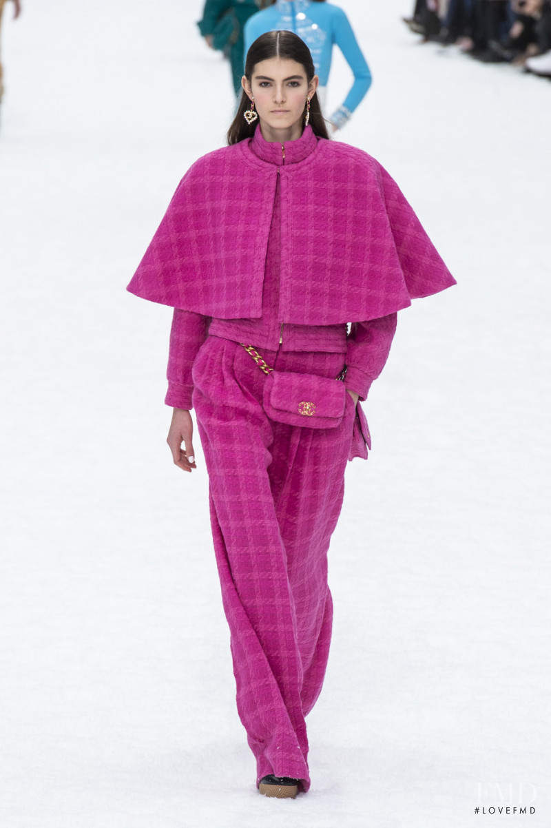 Alberte Mortensen featured in  the Chanel fashion show for Autumn/Winter 2019