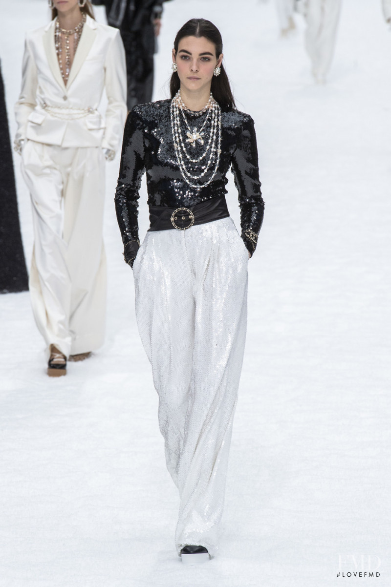 Vittoria Ceretti featured in  the Chanel fashion show for Autumn/Winter 2019