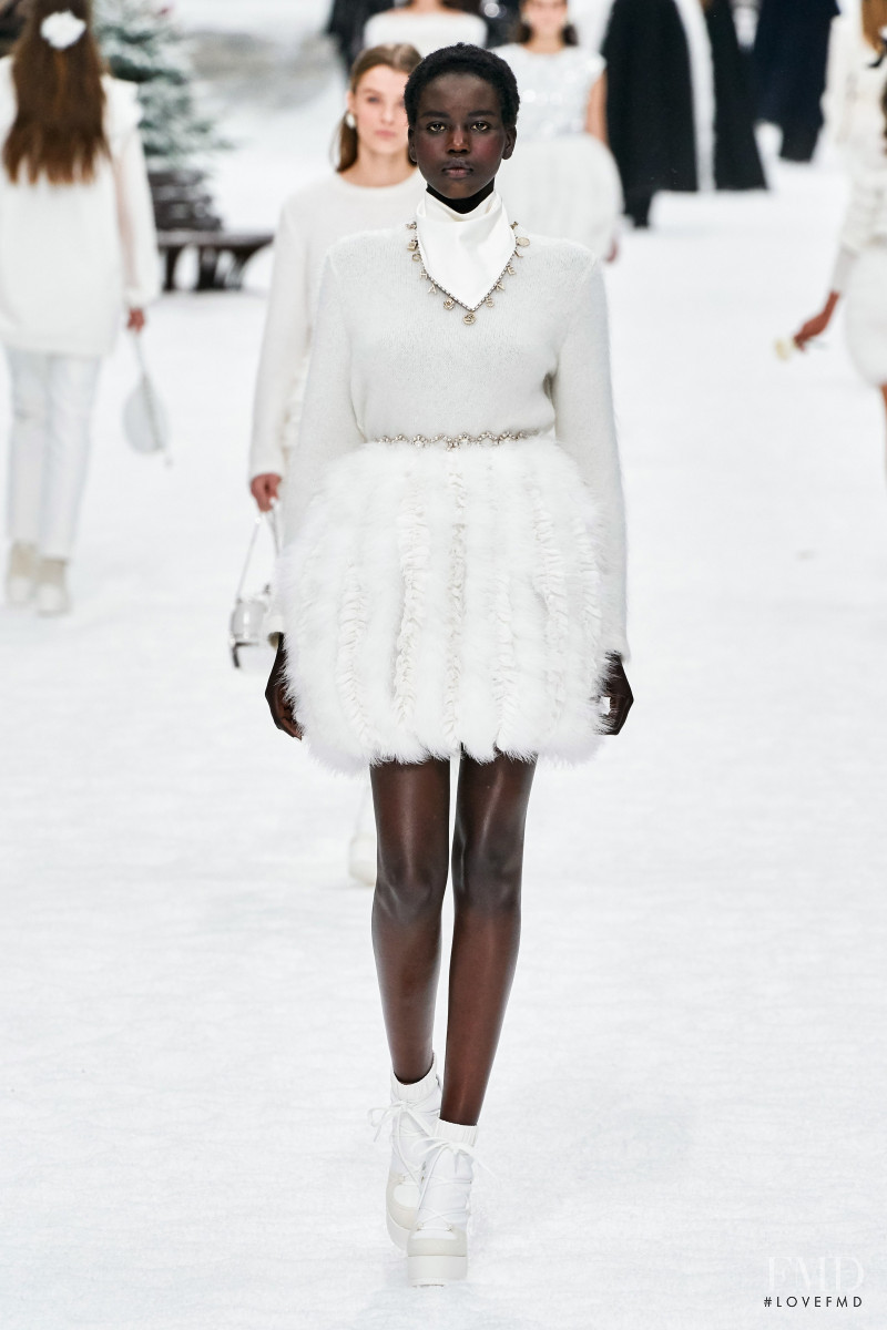 Adut Akech Bior featured in  the Chanel fashion show for Autumn/Winter 2019