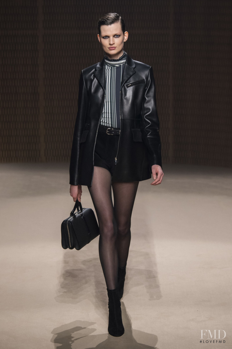 Bette Franke featured in  the Hermès fashion show for Autumn/Winter 2019