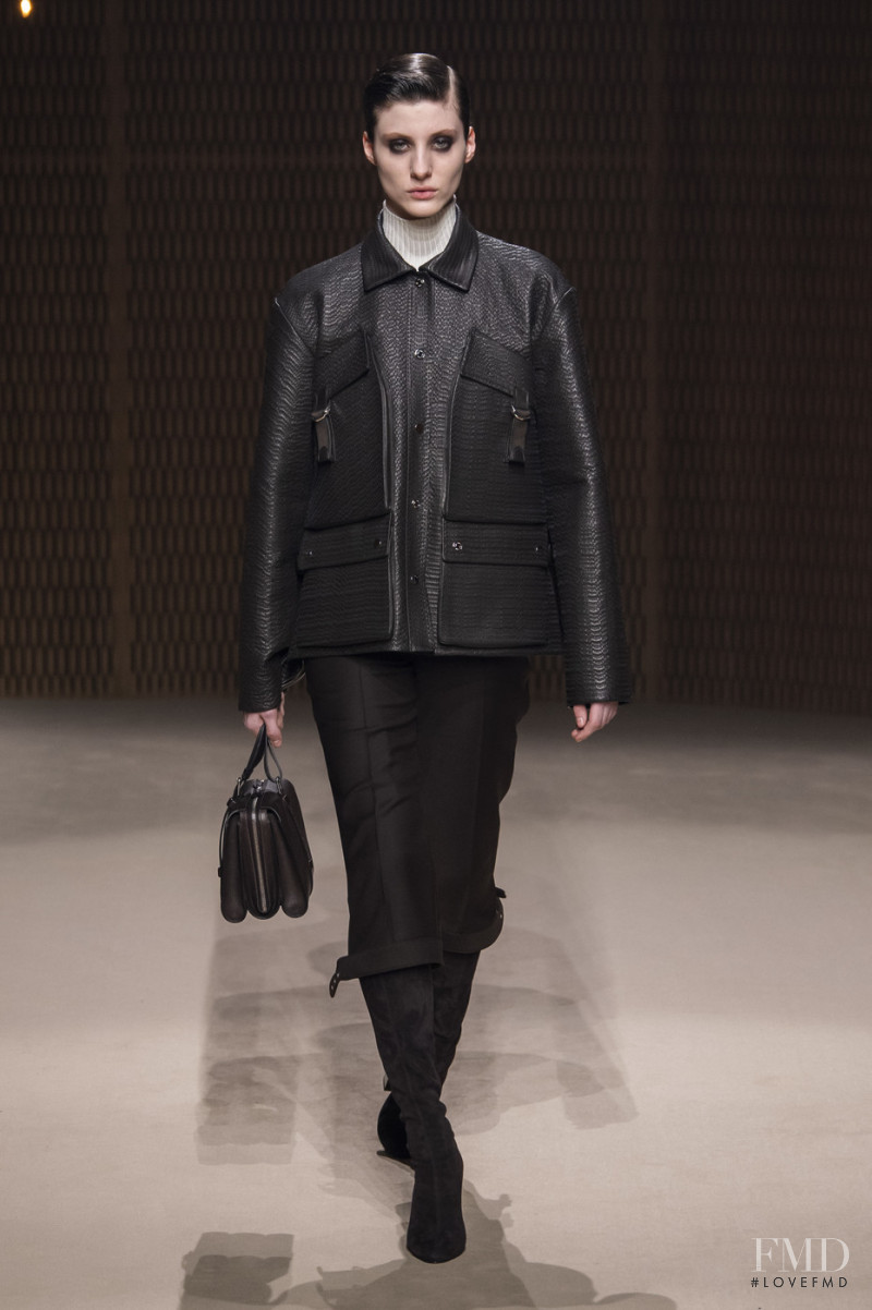 Bo Gebruers featured in  the Hermès fashion show for Autumn/Winter 2019