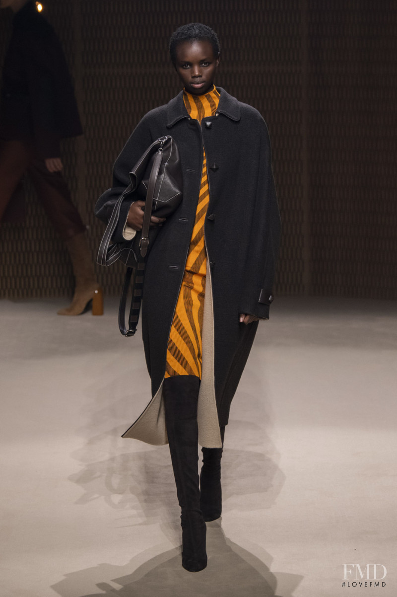 Akiima Ajak featured in  the Hermès fashion show for Autumn/Winter 2019
