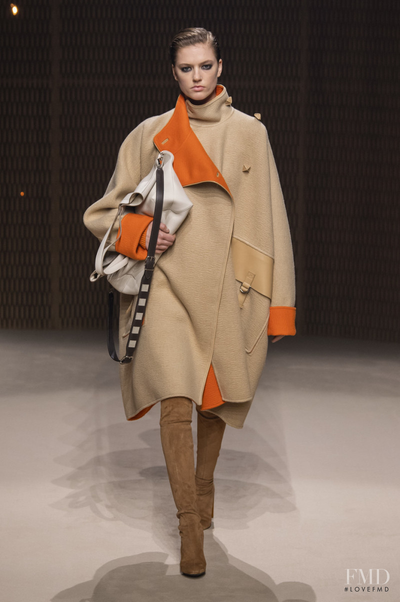 Emmy Rappe featured in  the Hermès fashion show for Autumn/Winter 2019