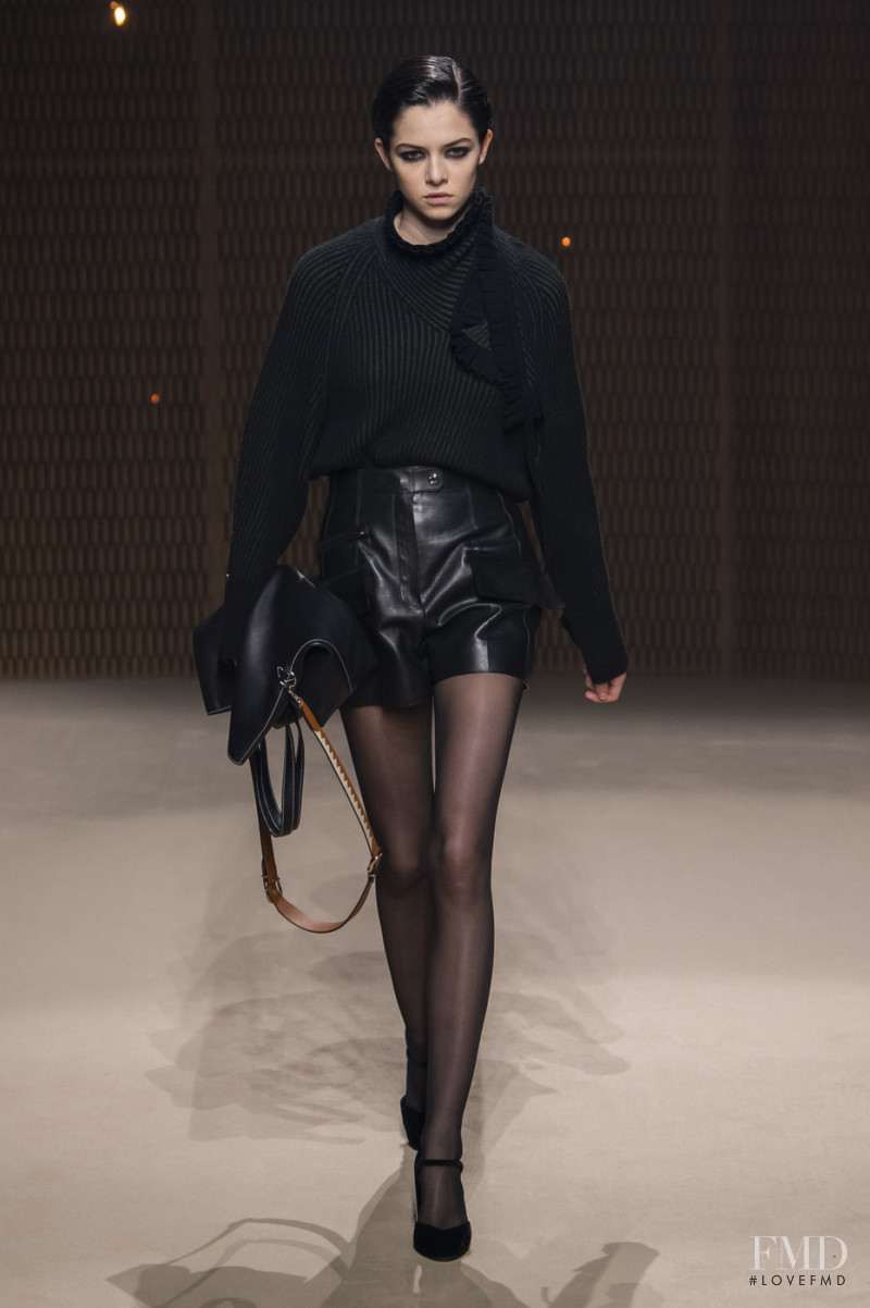 Maria Miguel featured in  the Hermès fashion show for Autumn/Winter 2019