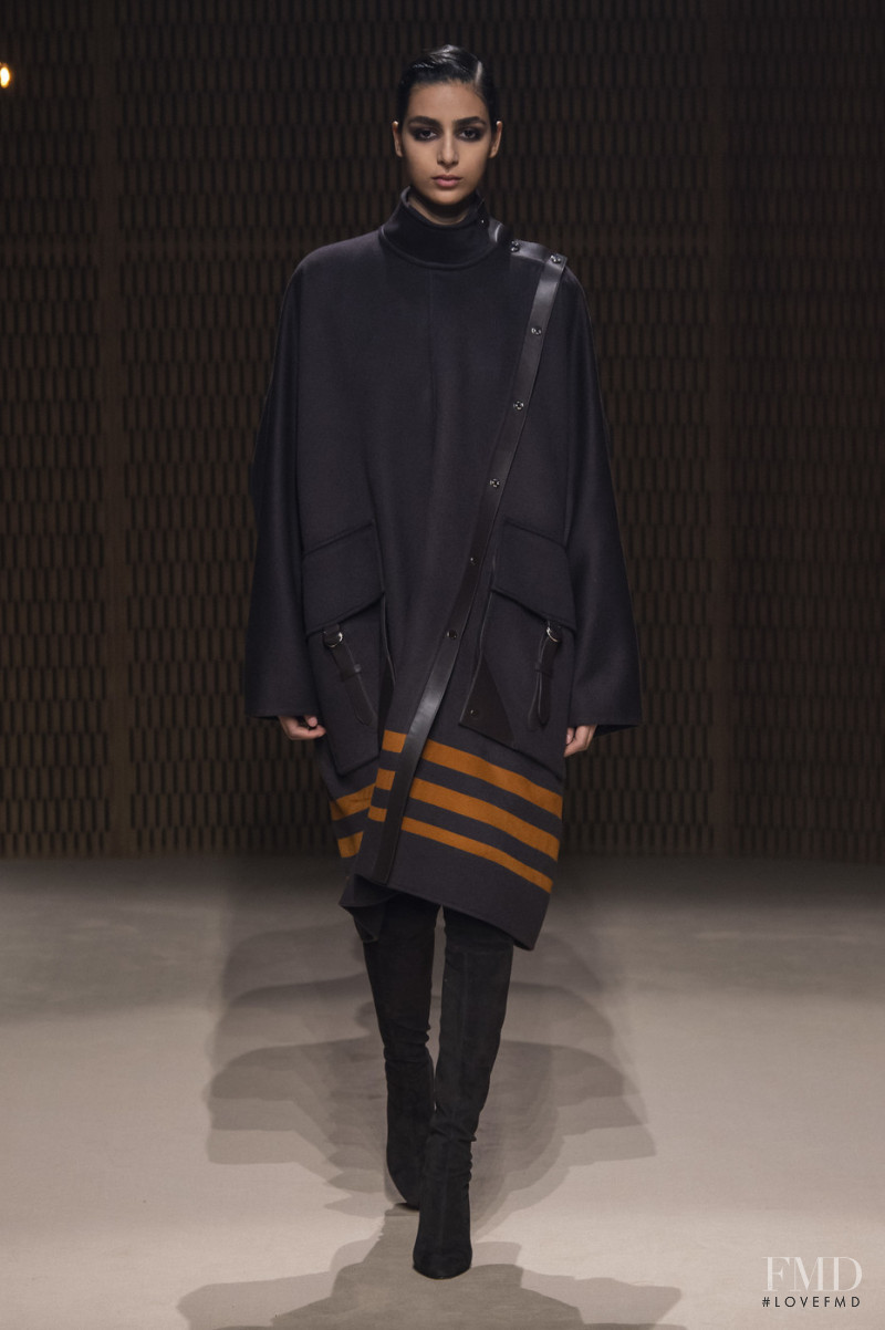 Nora Attal featured in  the Hermès fashion show for Autumn/Winter 2019