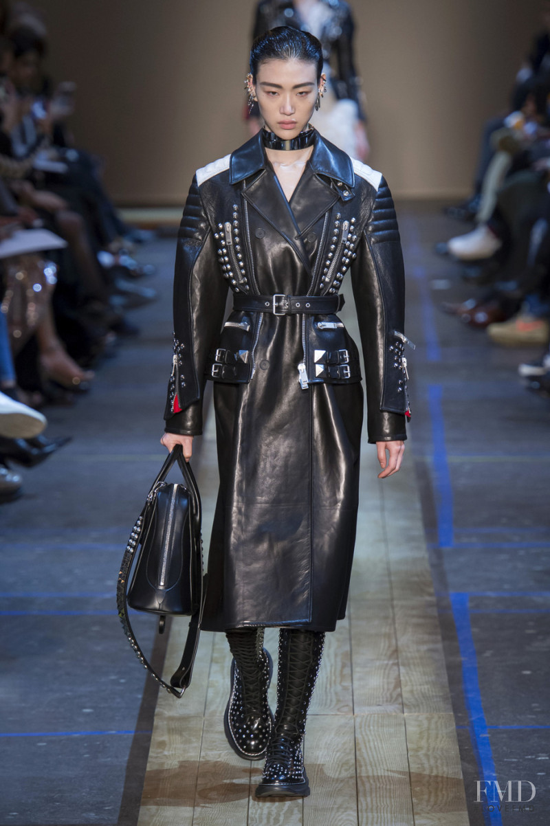 So Ra Choi featured in  the Alexander McQueen fashion show for Autumn/Winter 2019