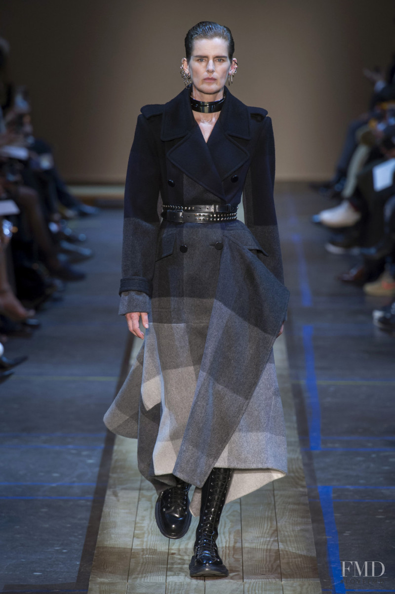 Stella Tennant featured in  the Alexander McQueen fashion show for Autumn/Winter 2019