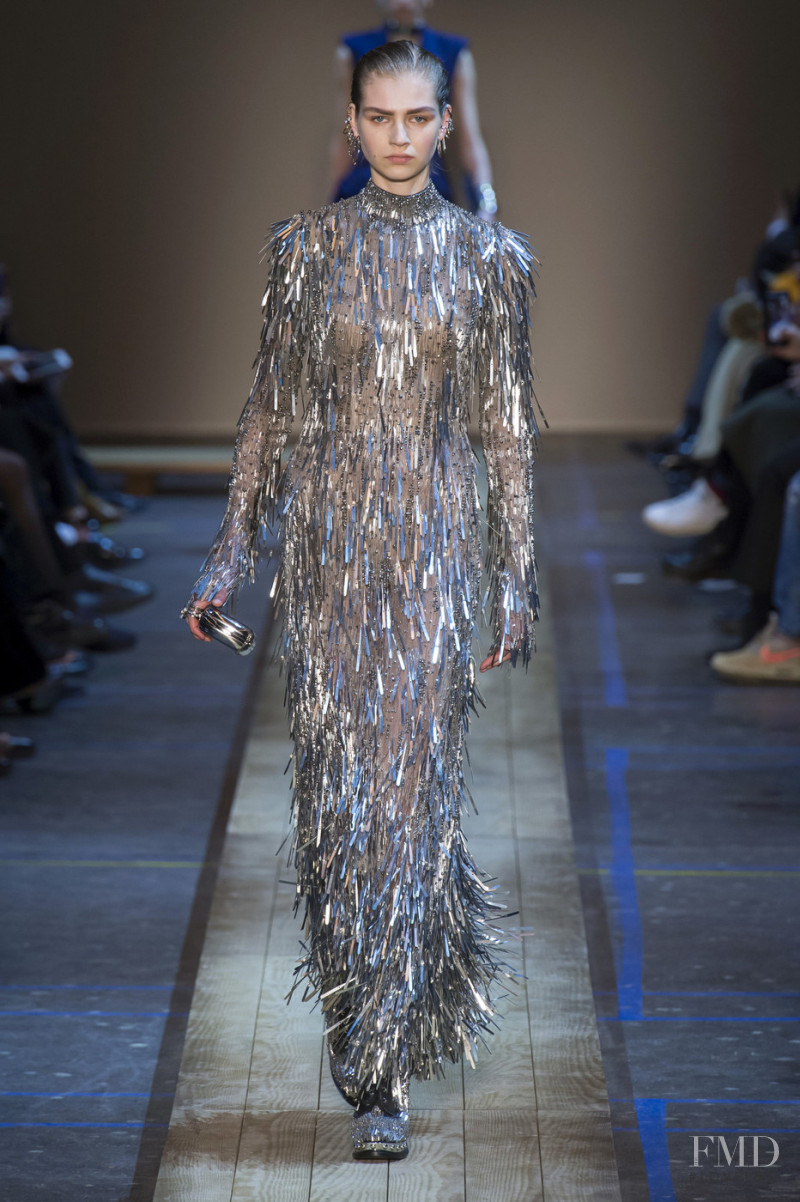 Deirdre Firinne featured in  the Alexander McQueen fashion show for Autumn/Winter 2019