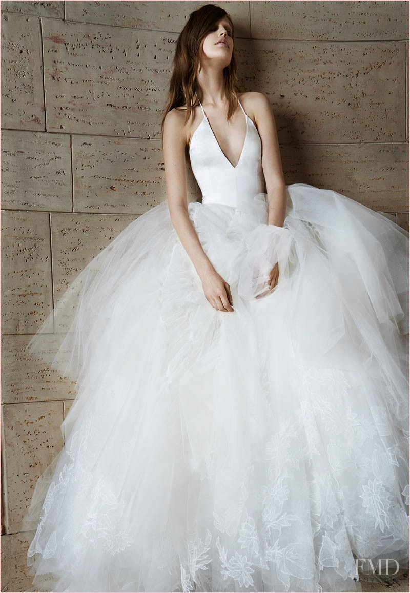 Elisabeth Erm featured in  the Vera Wang Bridal House lookbook for Spring/Summer 2014