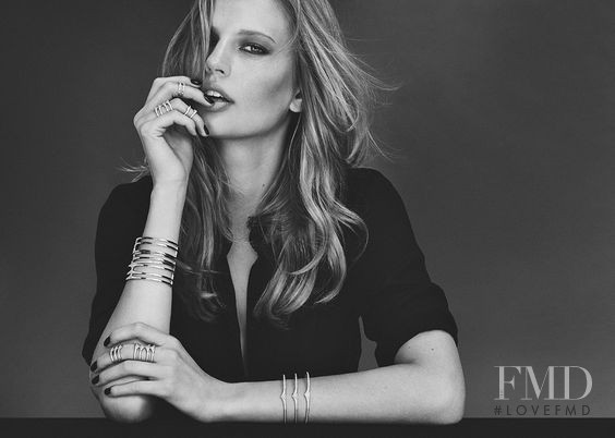 Elisabeth Erm featured in  the Amanda Wakeley Jewelry advertisement for Autumn/Winter 2016