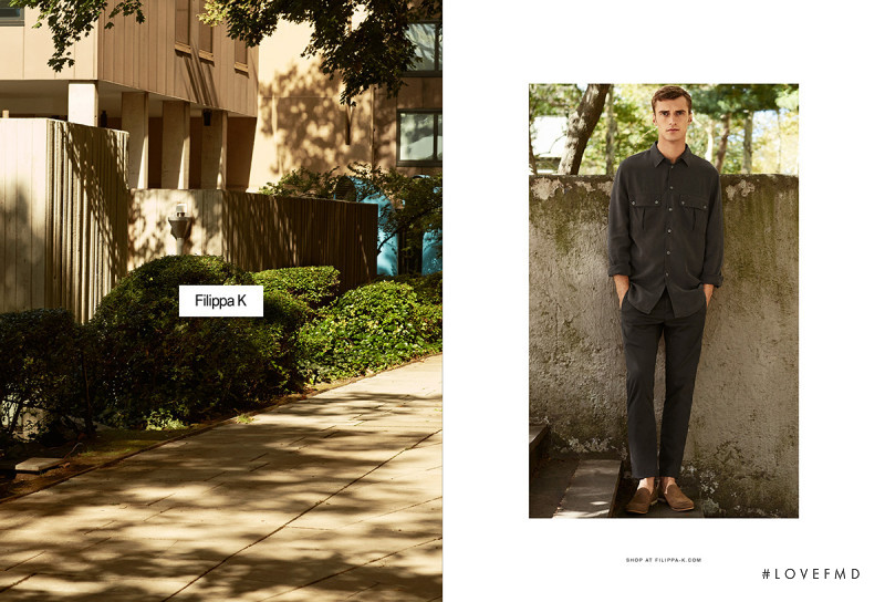 Clement Chabernaud featured in  the Filippa K advertisement for Spring/Summer 2015