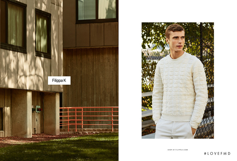 Clement Chabernaud featured in  the Filippa K advertisement for Spring/Summer 2015