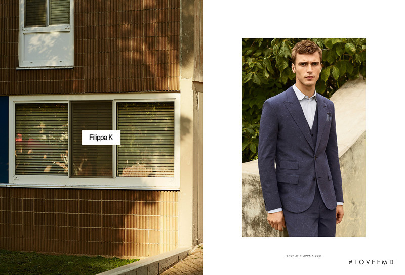 Clement Chabernaud featured in  the Filippa K advertisement for Spring/Summer 2015