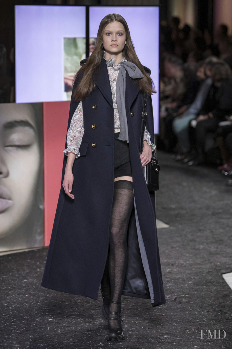 Tessa Jean featured in  the Miu Miu fashion show for Autumn/Winter 2019