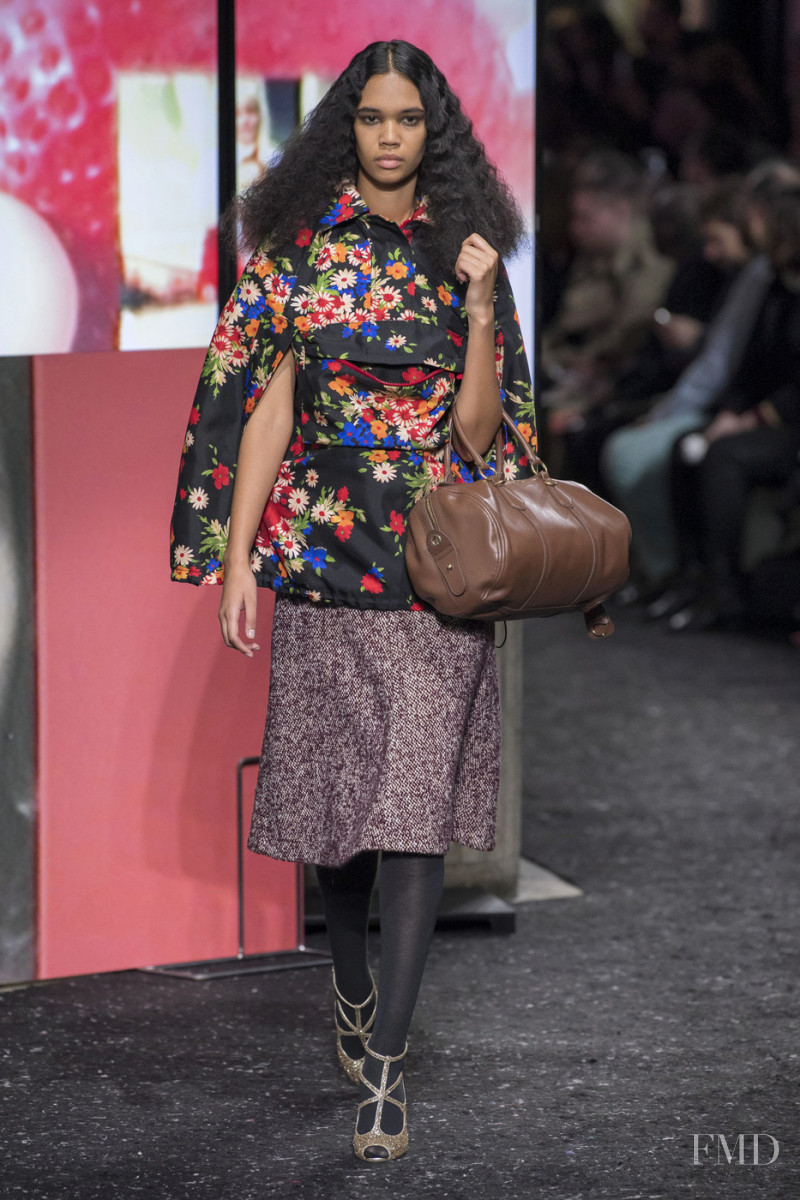 Jordan Daniels featured in  the Miu Miu fashion show for Autumn/Winter 2019