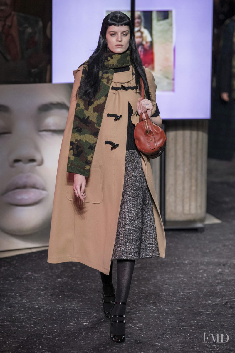 Hannah Elyse featured in  the Miu Miu fashion show for Autumn/Winter 2019