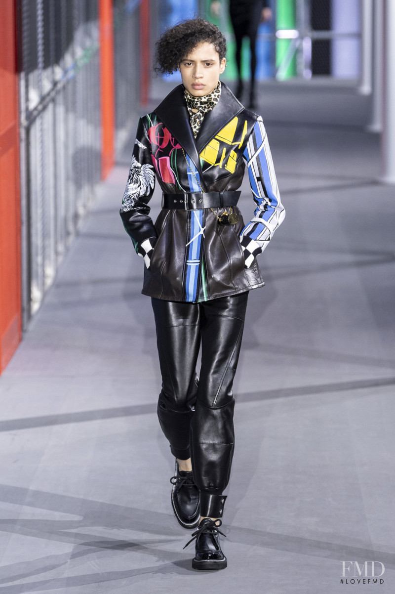 Holly Magson featured in  the Louis Vuitton fashion show for Autumn/Winter 2019