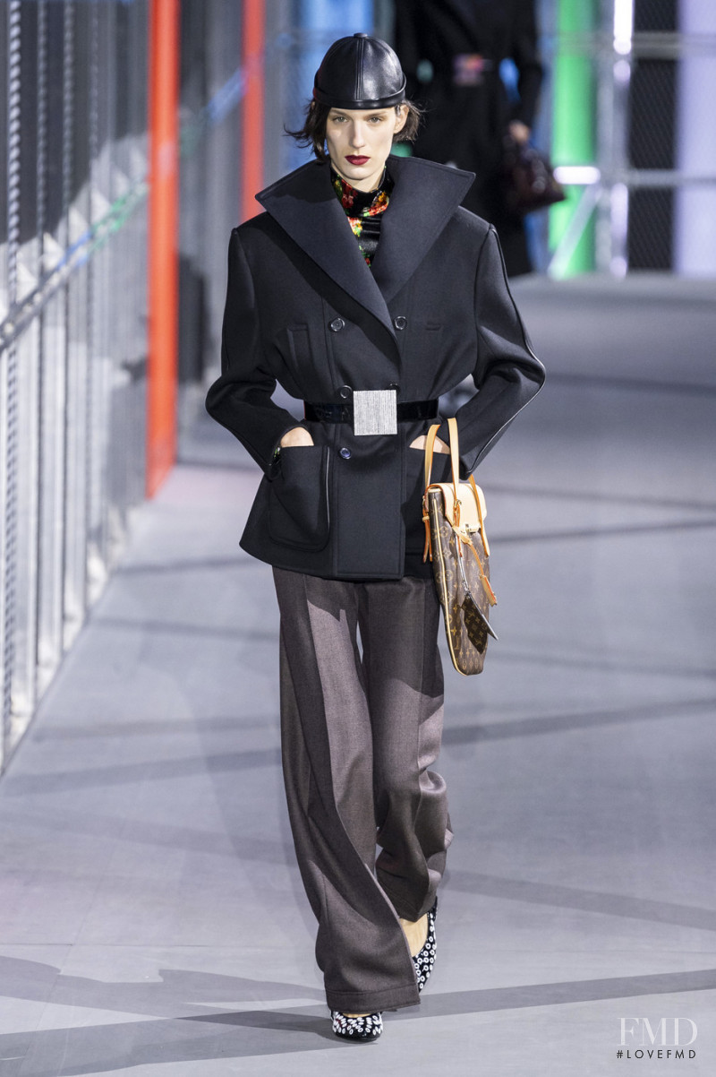 Marte Mei van Haaster featured in  the Louis Vuitton fashion show for Autumn/Winter 2019