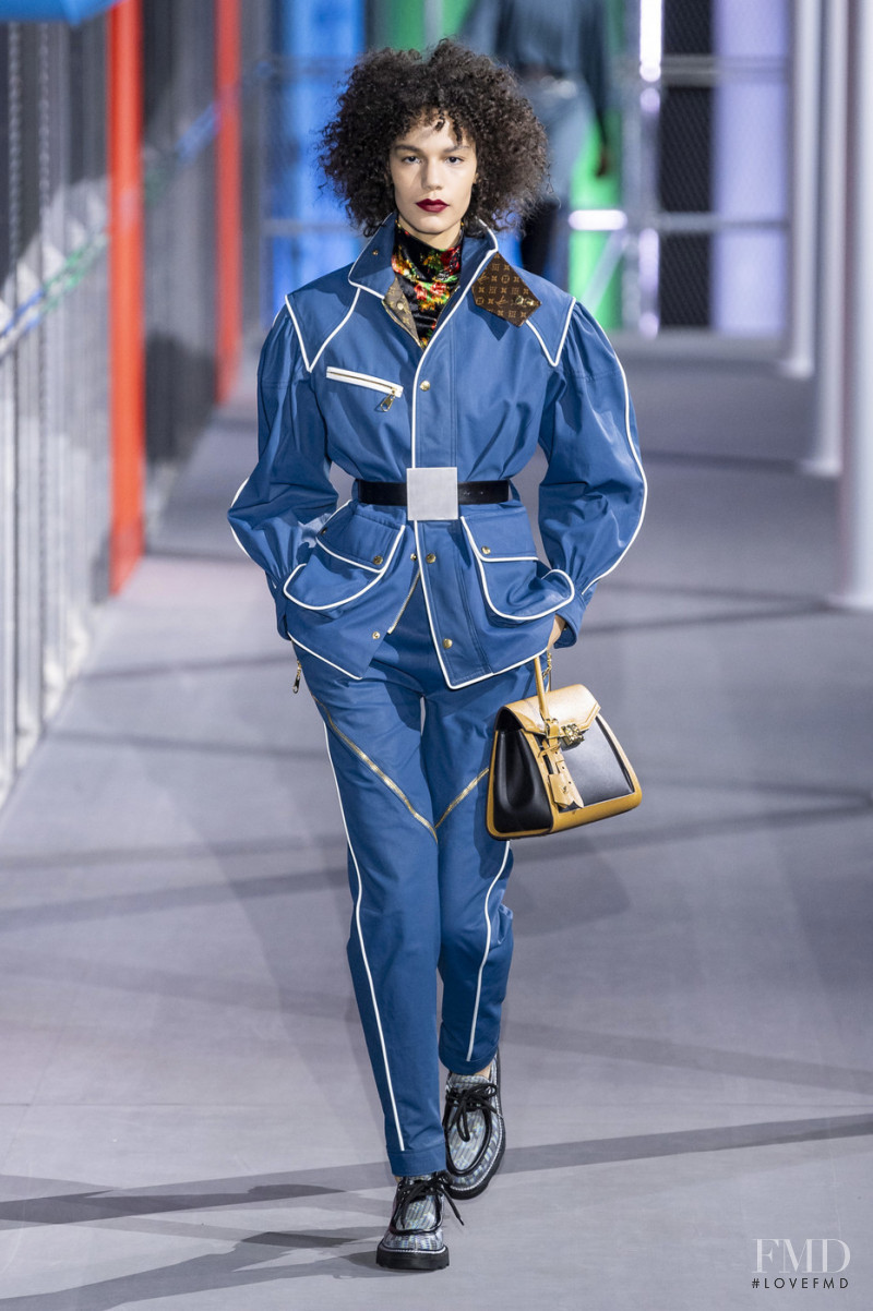 Shelby Hayes featured in  the Louis Vuitton fashion show for Autumn/Winter 2019
