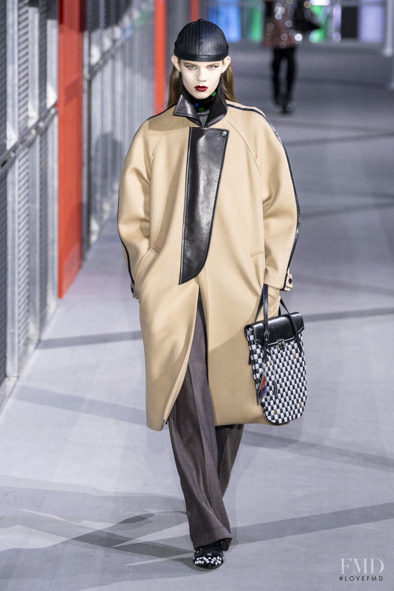 Julia Merkelbach featured in  the Louis Vuitton fashion show for Autumn/Winter 2019