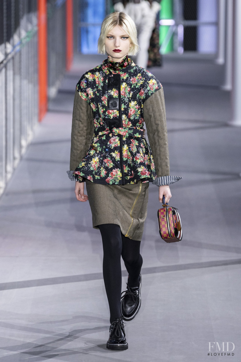 Kristin Soley Drab featured in  the Louis Vuitton fashion show for Autumn/Winter 2019