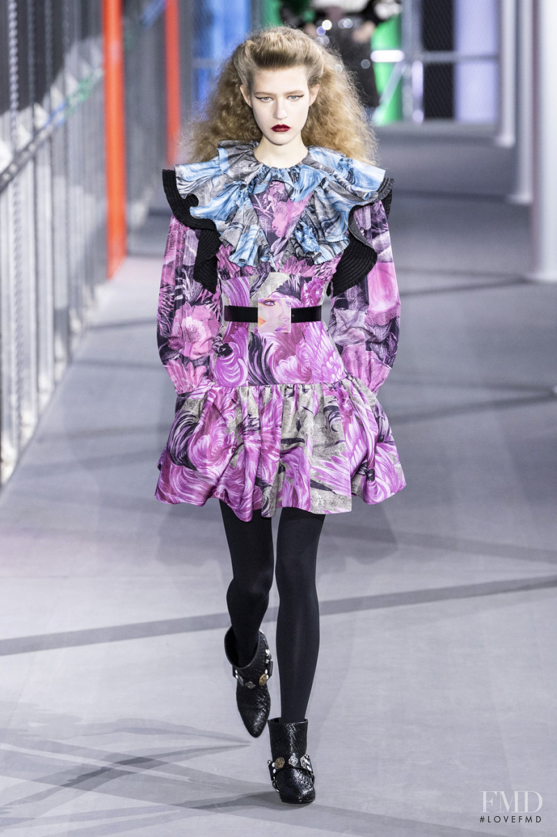 Mariam de Vinzelle featured in  the Louis Vuitton fashion show for Autumn/Winter 2019