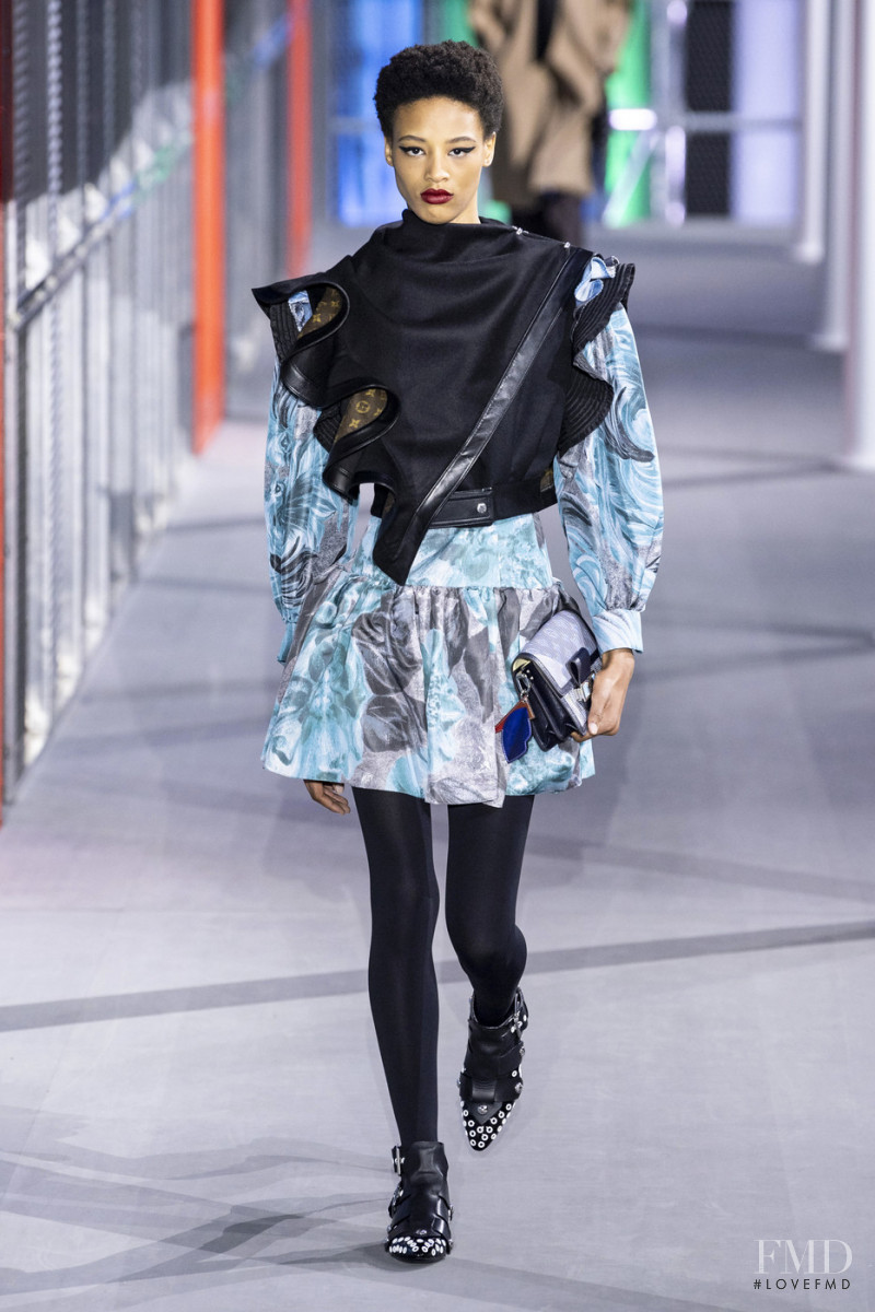 Janaye Furman featured in  the Louis Vuitton fashion show for Autumn/Winter 2019