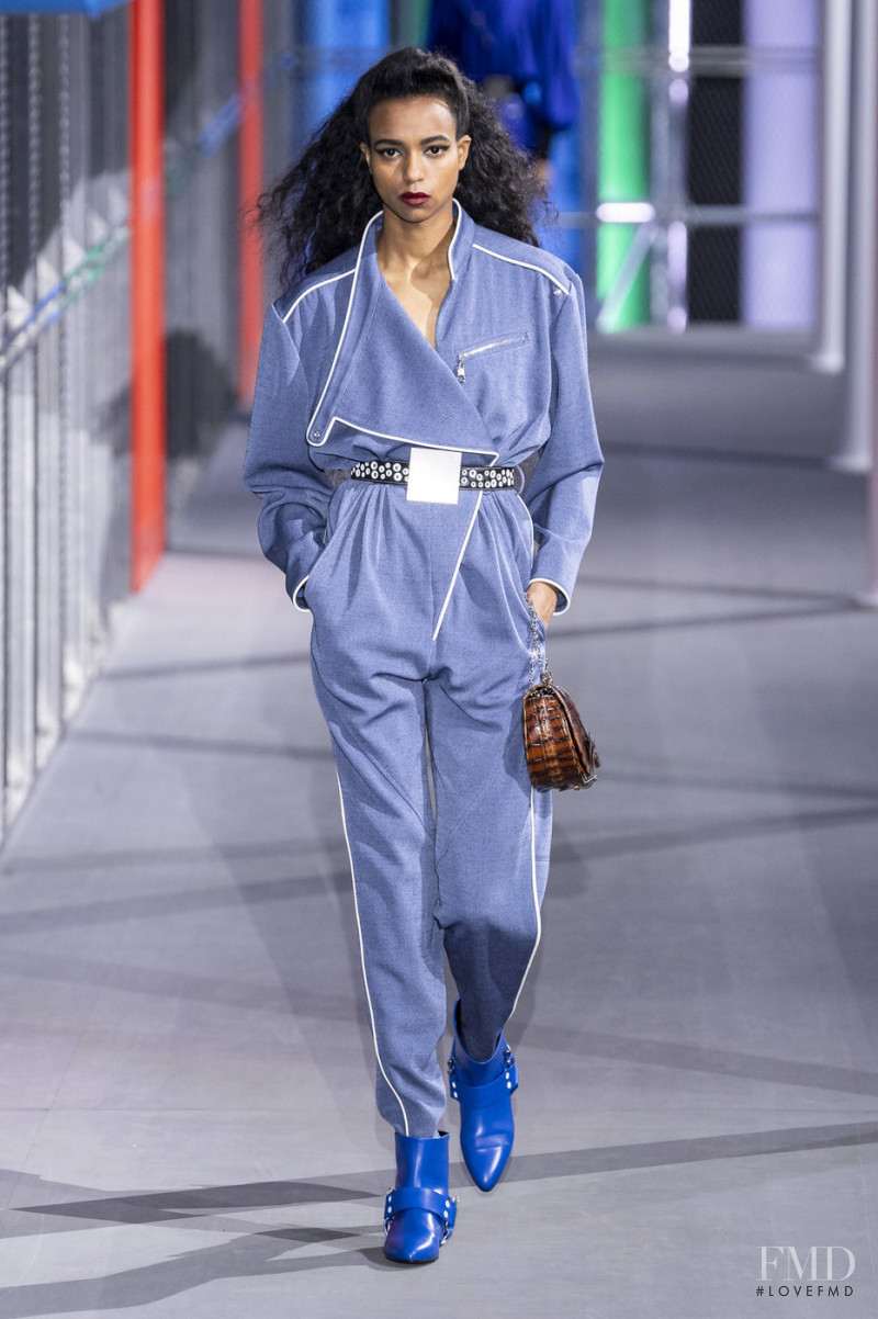 Carmen Amare featured in  the Louis Vuitton fashion show for Autumn/Winter 2019